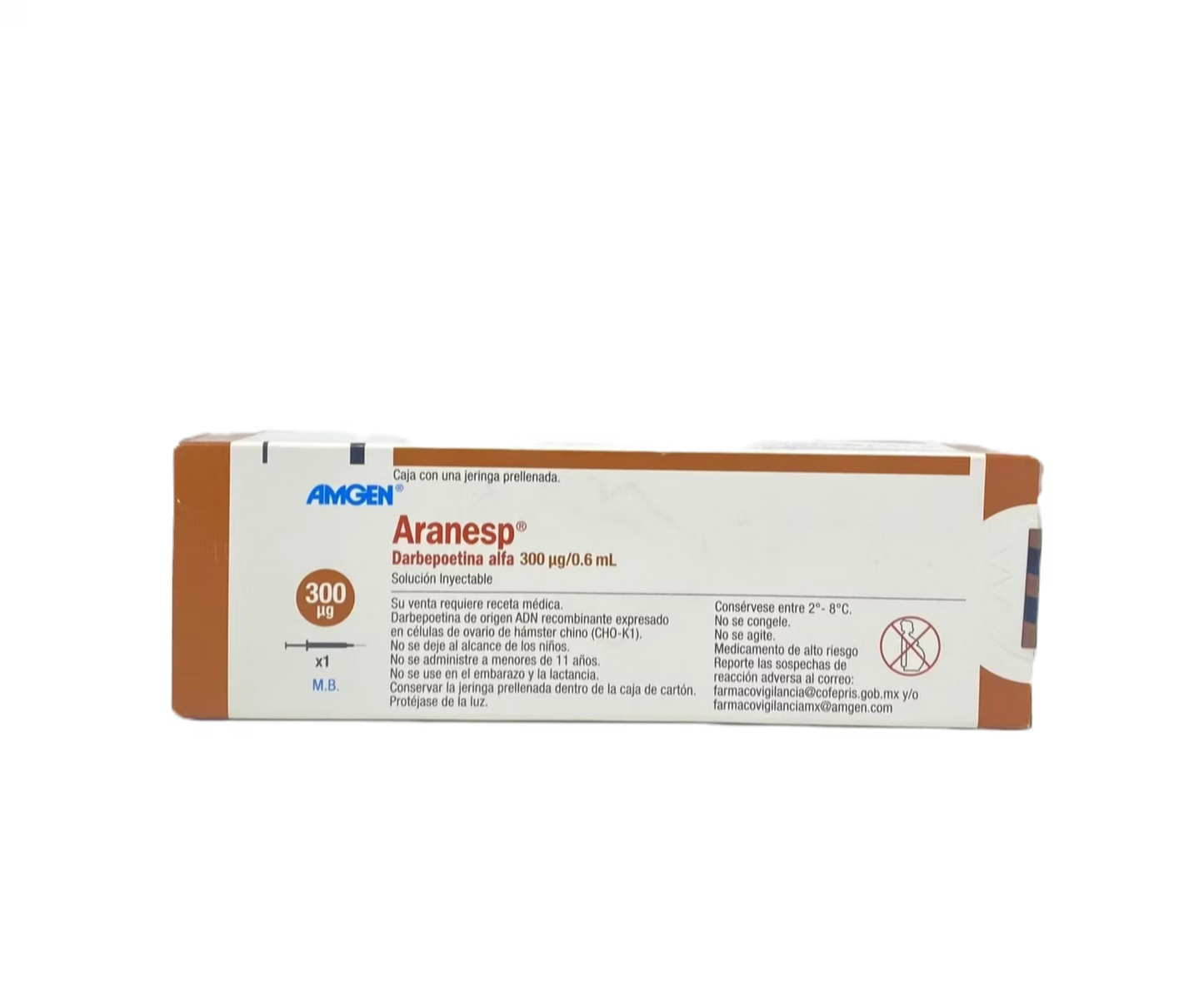 Aranesp 30 mcg c/1 amp