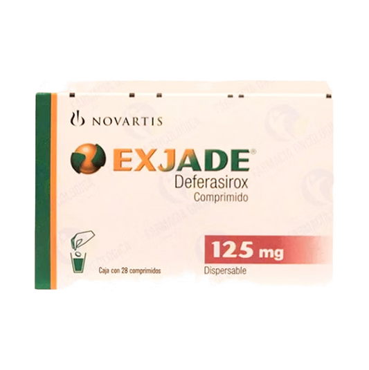 EXJADE Deferasirox 125mg c/28